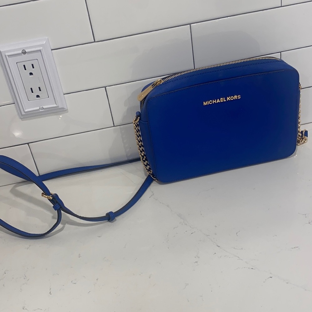 Blue Michael Kors Crossbody bag